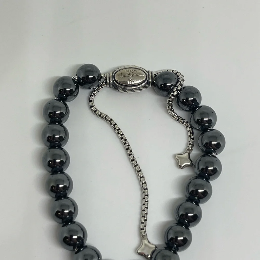 David Yurman Hematite Spiritual Beads Bracelet - Picture 3 of 7